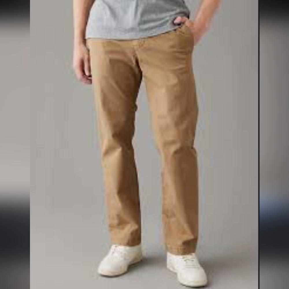 American Eagle Flex Outfitters Slim, Color Kahaki Jeans Men's SIZE 34x30